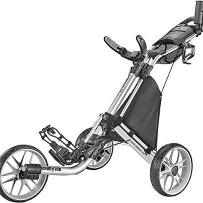 CaddyTek 3 Wheel Golf Push Cart