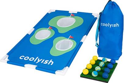 Coolyish Backyard Golf Cornhole Chipping Game