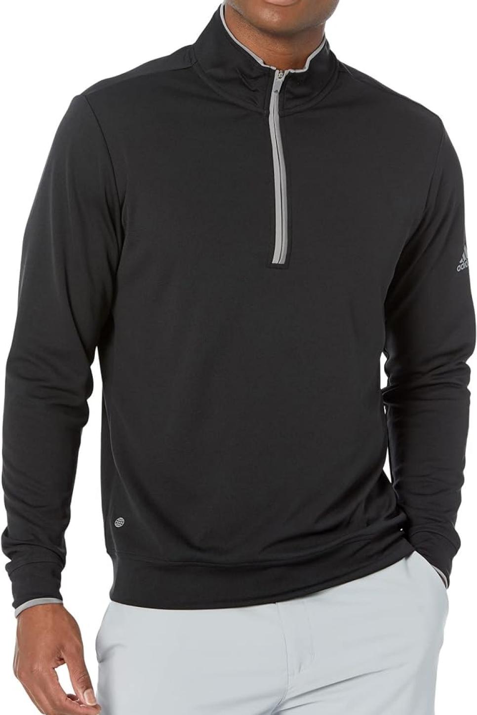 adidas Men's UPF Quarter Zip Pullover